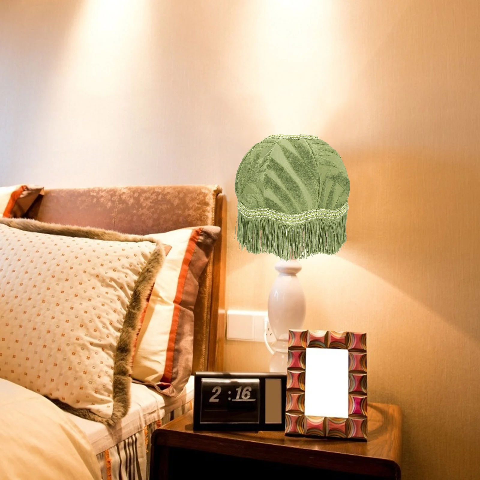 

Small Lamp Shade Indoor Light Cover Macrame E27 Light Socket Table Lampshade