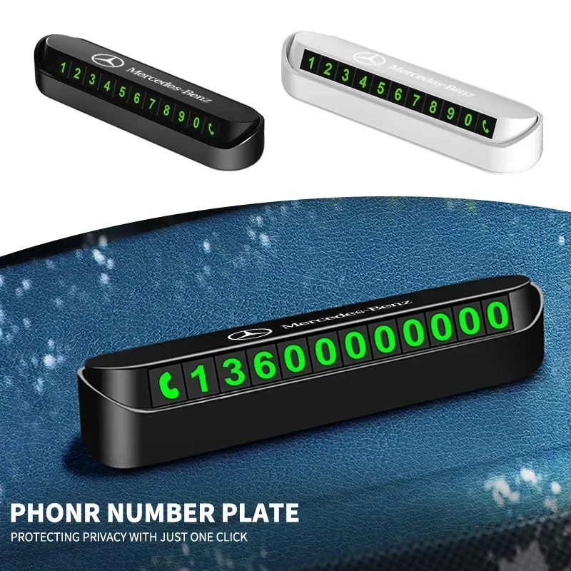 1 шт. автомобильный временный знак остановки парковочная карта номер телефона