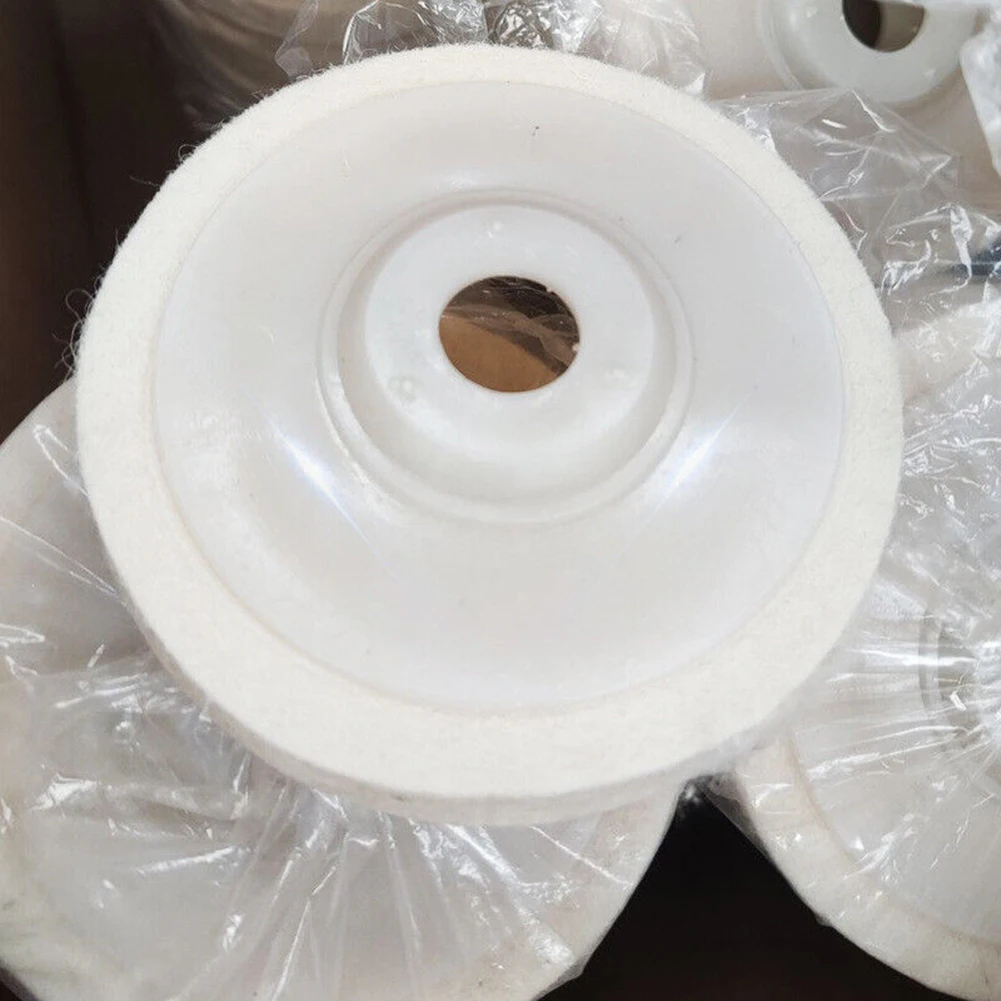 

10pcs Wool Buffing Wheel Felt Polishing Disc Pad For Car Polishing Felt Polishing Buffer Pad For Metal Glass Car Accessories