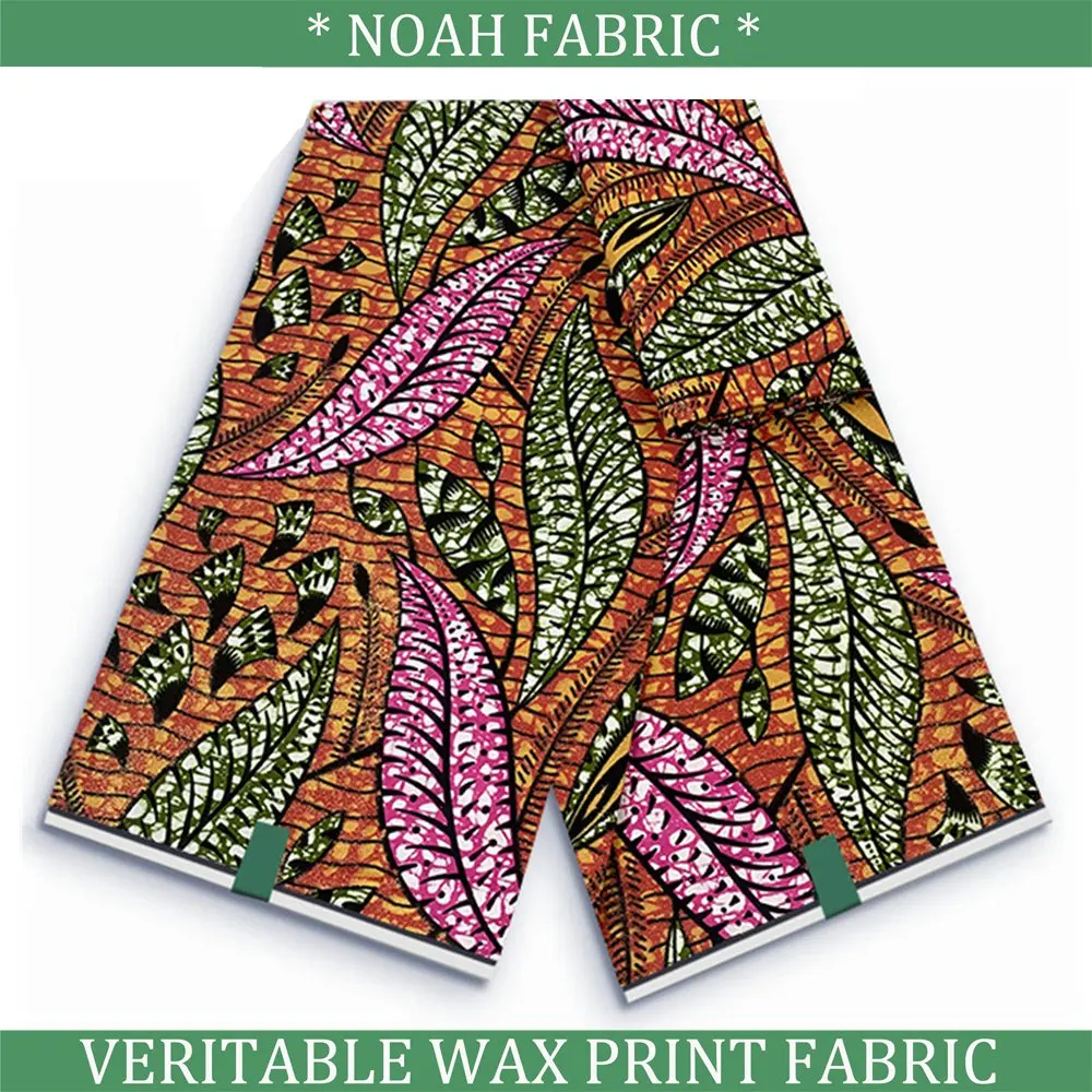 Настоящая мягкая голландская ткань, воск Анкары, батик, 6 ярдов, 100% хлопок, Африканский воск, принты, блочная ткань для свадебного платья