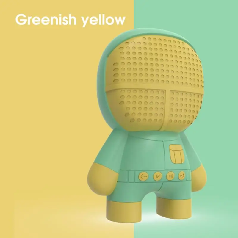 

Mini Wireless Subwoofer Cute Surround Sound Bass Box Multi Color Optional Mic Convenient Audio Music Sound Box True Wireless