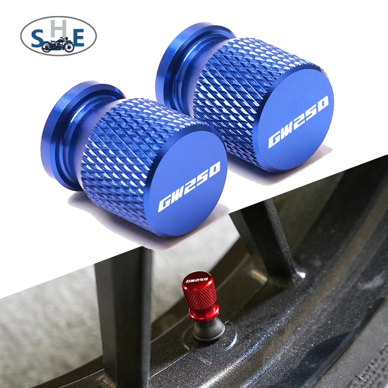 

With LOGO GW250 For SUZUKI GW 250 INAZUMA 2012-2018 Motorcycle Aluminum Wheel Tire Parts Valve Stem Caps Cover