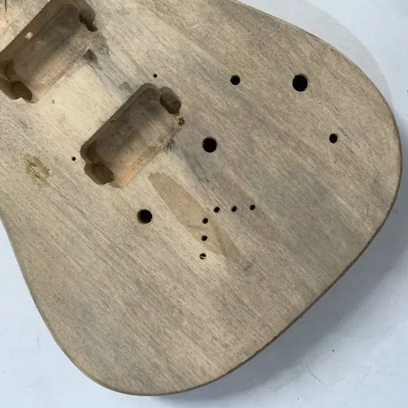 IB032 Nature Solid Basswood для струн через корпус электрогитары HH звукосниматели замены и DIY