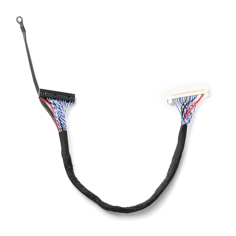 FIX-30-S8 250MM Universal LVDS Cable For 17''-24'' LCD Controller Panel Monitor Car Electric Accessories Автомобильные