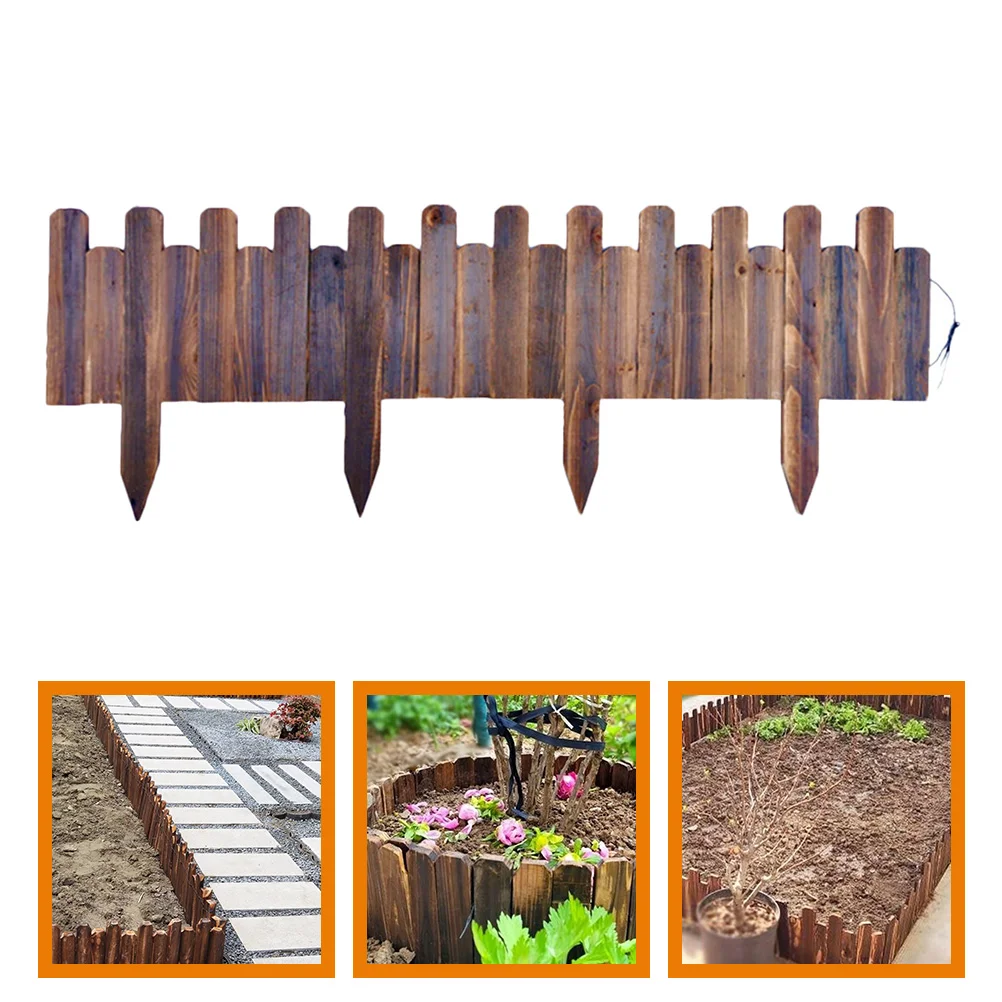 

Artificial Garden Fence Garden Trellis Durable Lawn Wooden Border Simulation Fence Courtyard Fence Climbing Outdoor Decoration
