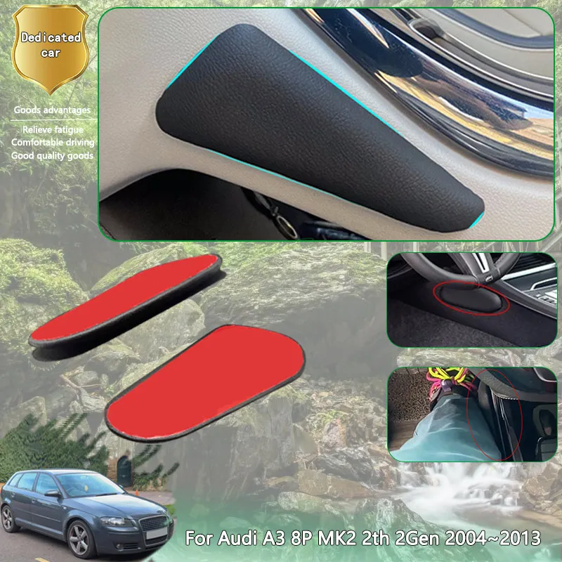 Для Audi A3 8P MK2 2-го поколения 2004 ~ 2013 Автомобильная поддерживающая Подушка до бедра с