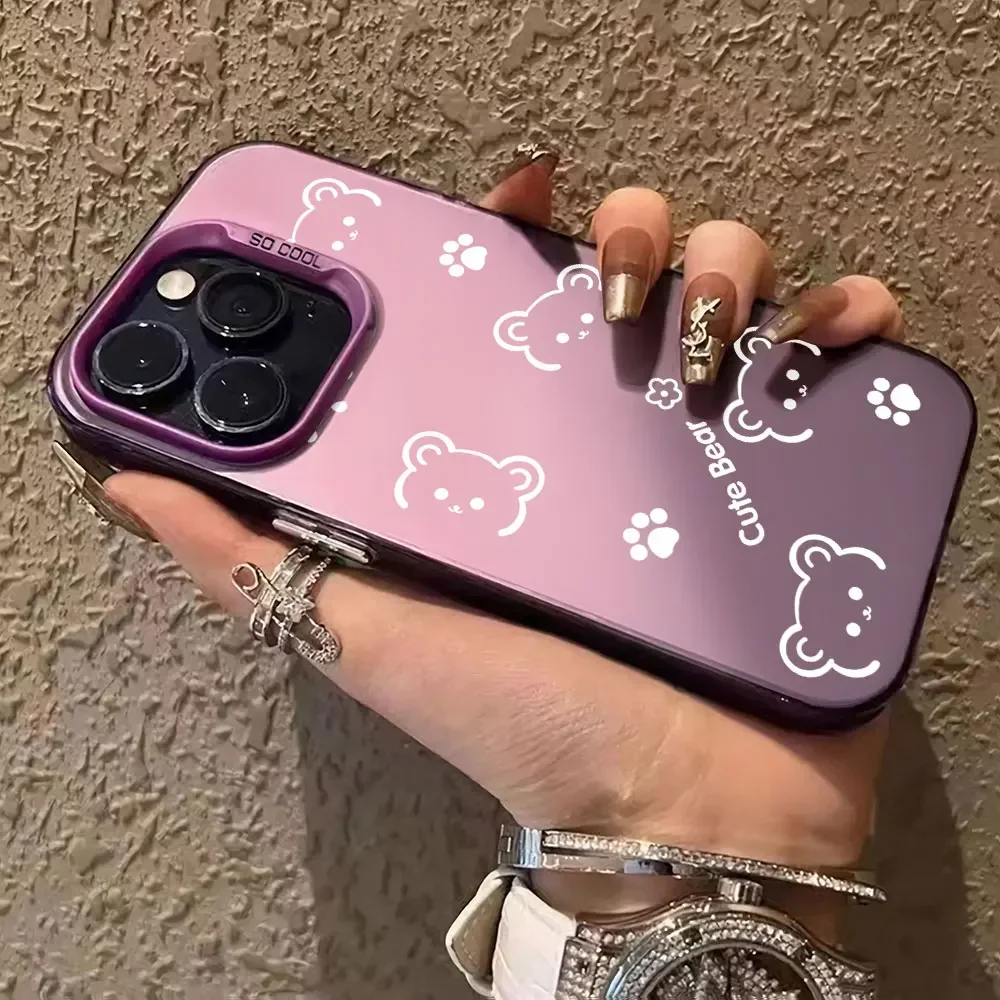 Серебристый чехол IMD для Motorola Moto G84 5G G34 G14 роскошный цветной телефона с бабочками и