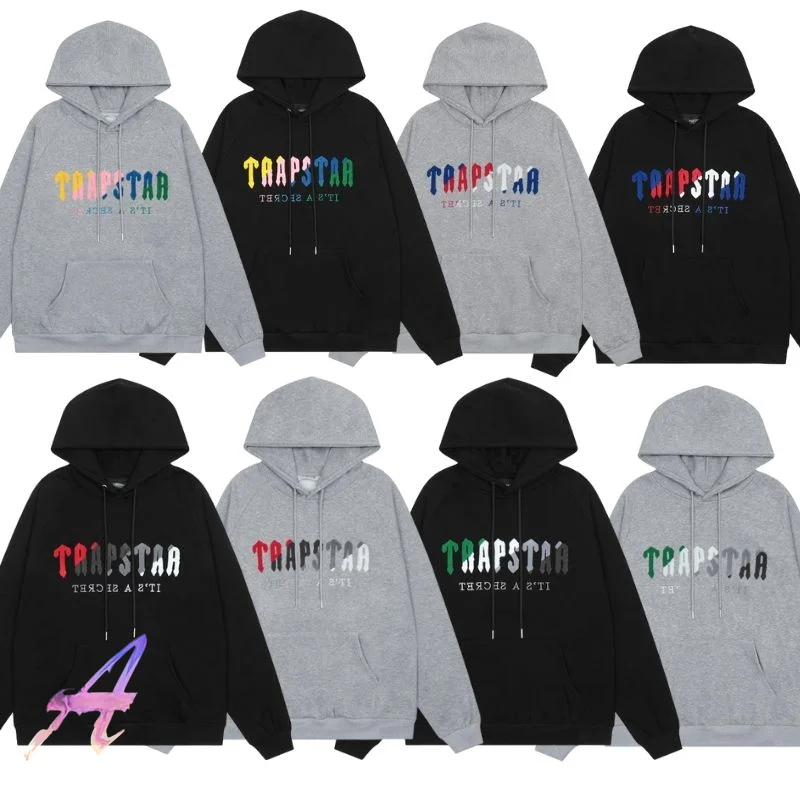 

Trapstar Gradual Embroidered Hoodies Fleece Hoody Sweatshirts Suit