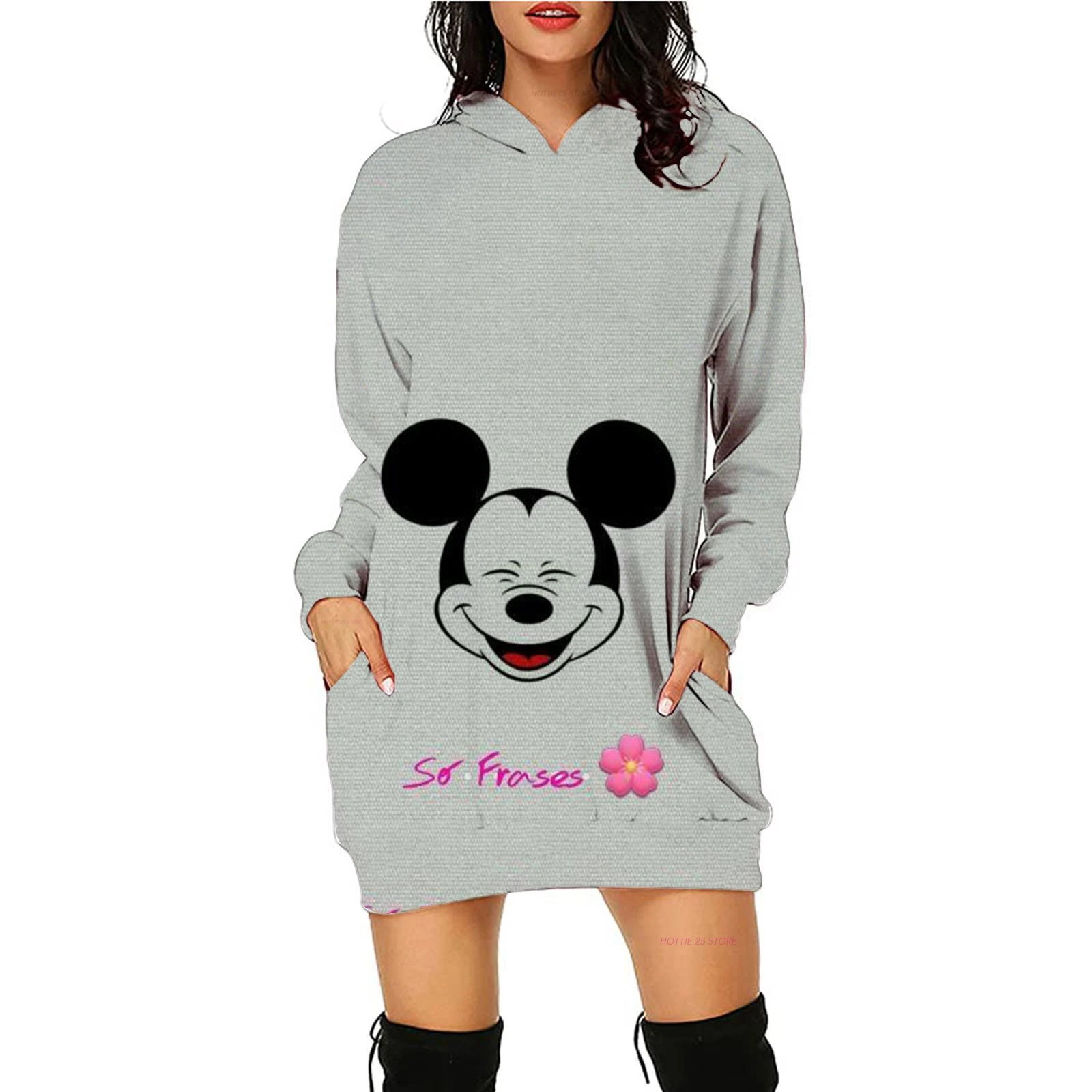 

Disney 3d Printing The Latest Disney Minnie Mickey Animation Printing Harajuku Streetwear Pullover Unique Women's Clothing