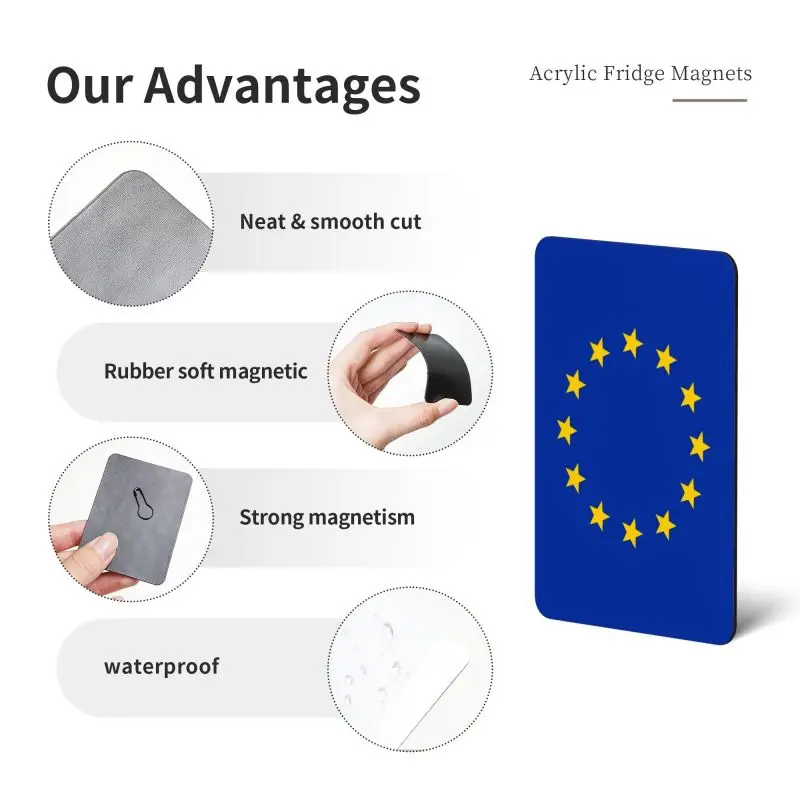 Магниты на холодильник с флагом Европейского союза домашний декор магниты