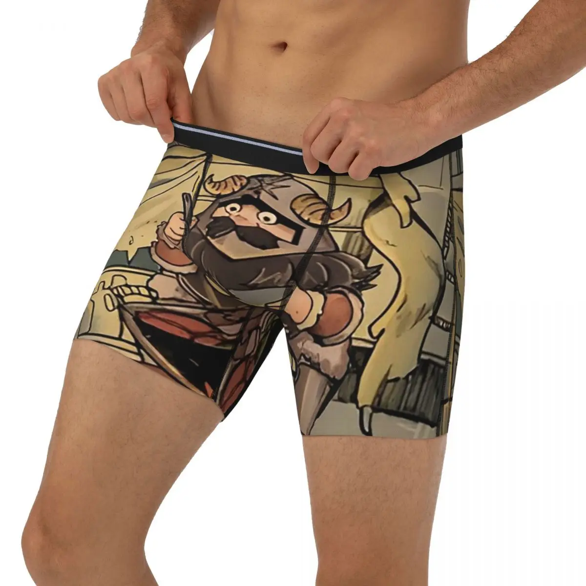 Фото Dungeon Meshi Delicious In Dungeon - Senshi Cooking Длинные трусы-боксеры Короткие мужские трусы Нижнее белье Homme Мужской подарок бойфренду №2