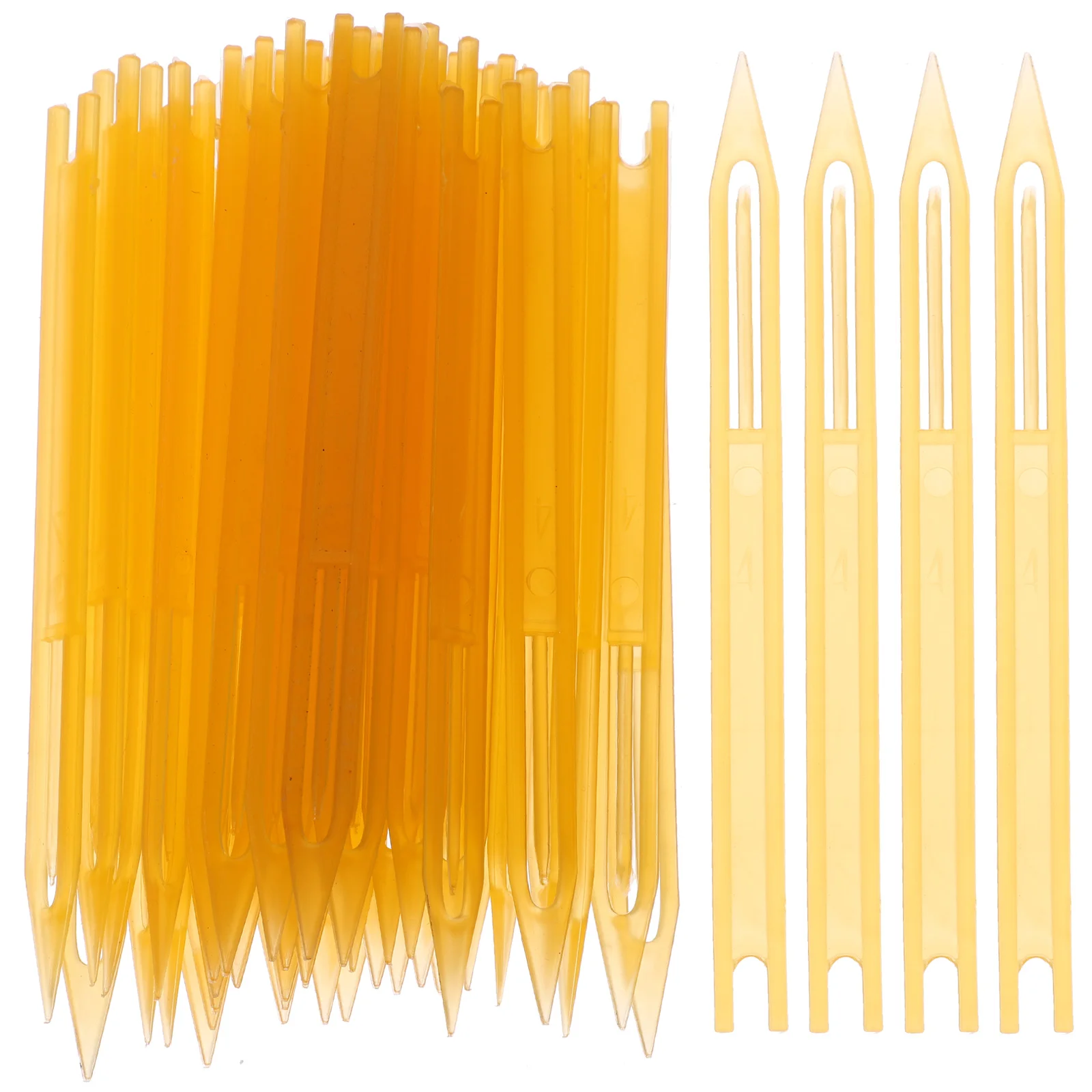 

40 Pcs Fishing Netting Shuttles Doitool Netting Needle Shuttles Fishnets Fishnet Repair Tool Wooden Net Line Shuttles