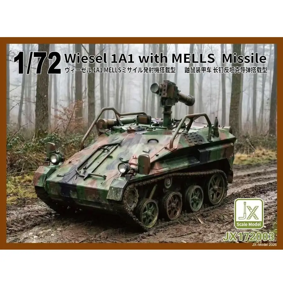 172003 JX-MODEL 172 Wiesel 1A1 с ракетой MELLS, пластиковый сборный модельный комплект (art.: 3920dce3cef80) - 3920dce3cef80