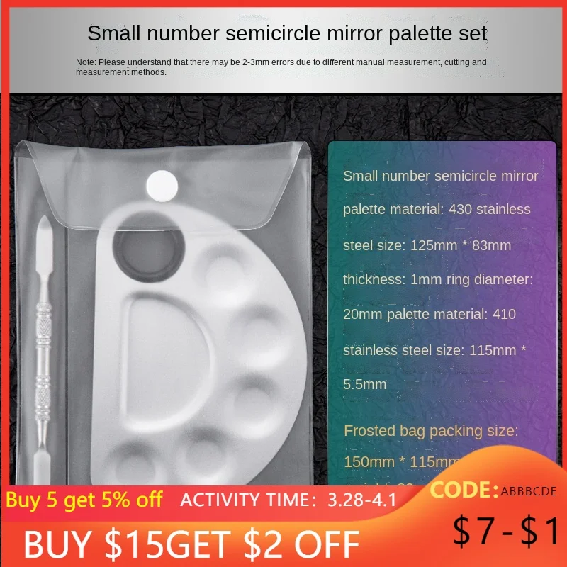 

Makeup Palette Tools Sponges Eyeshadow Art Alternative Paint Tray Artist Watercolor Plastic Palette Supply Watercolor Tray