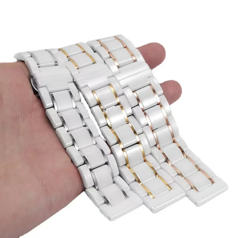 22mm 20mm Ceramic Metal Strap For Samsung Galaxy Watch 5/4/3/Active/Huawei Watch 3/GT3-2 Pro/Amazfit GTR/GTS Bracelet Wristband