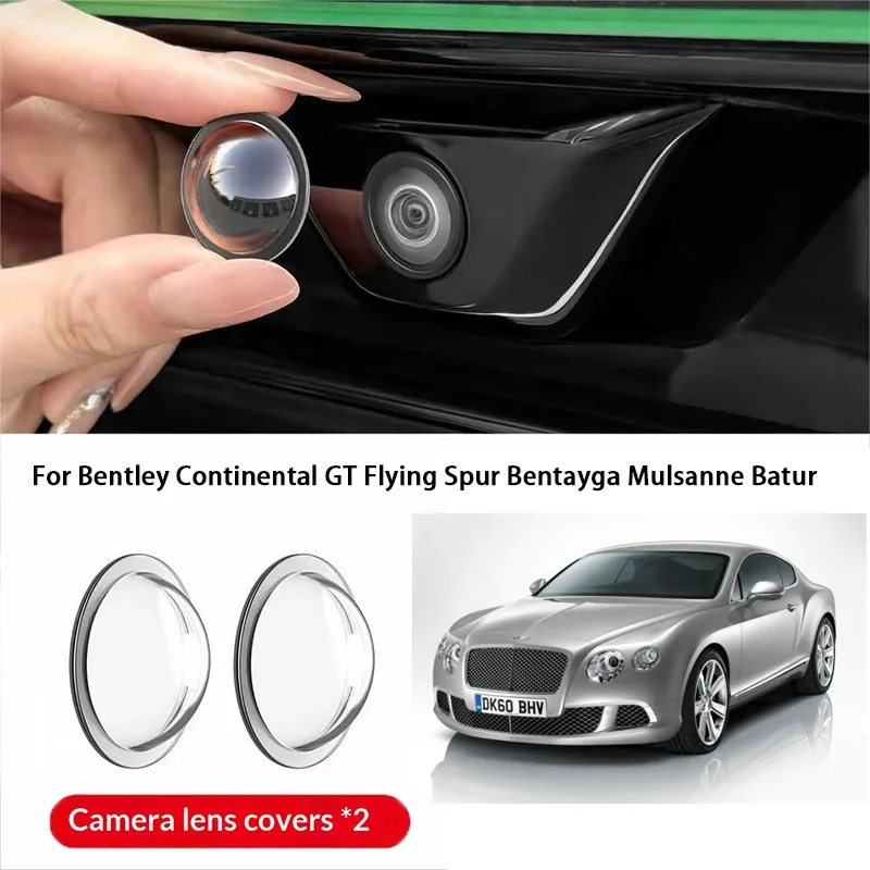 Фото Защитный чехол для камеры автомобиля, защита объектива для Bentley Continental GT, Flying Spur, Bentayga, Mulsanne, Batur №1