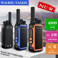 4800mah okyRadio portable waterproof c-type interface walkie-talkie 6km call distance suitable for outdoor self-driving tours
