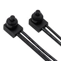 ze 107s waterproof on off push button switch with 1015 18awg wires