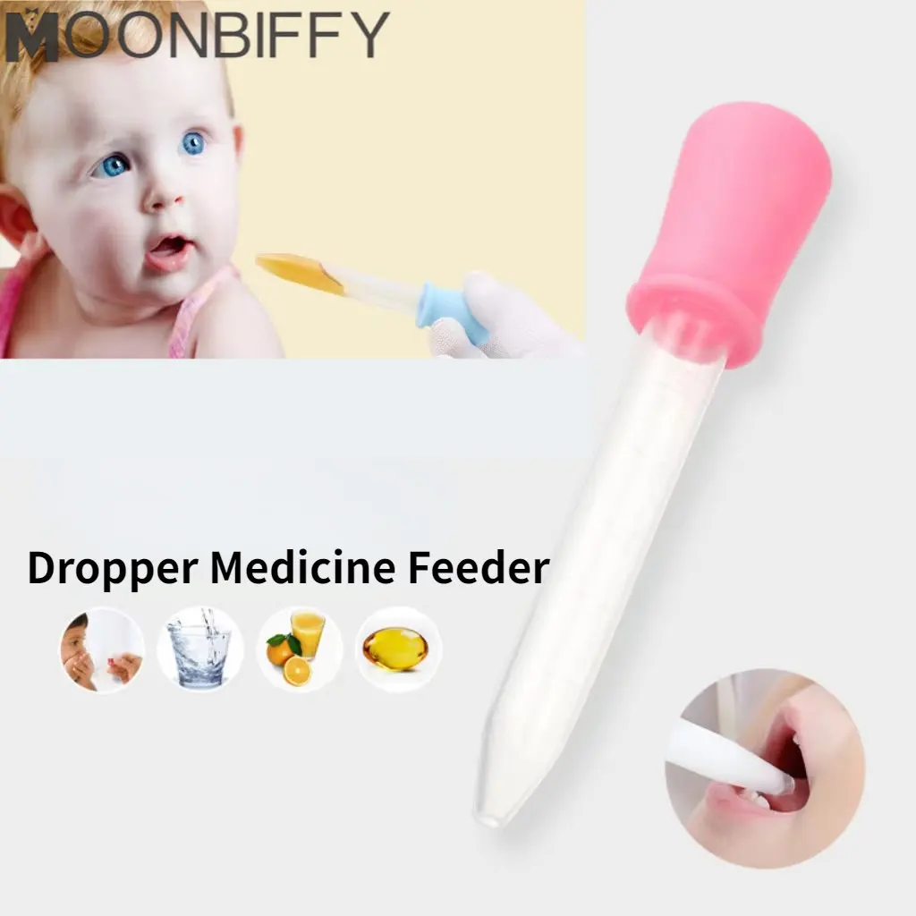 

5ML Newborn Baby Feeding Medication Utensils Given Kid Baby Medicine Syringe PP Dropper Type Infants Food Feeding Safety Care