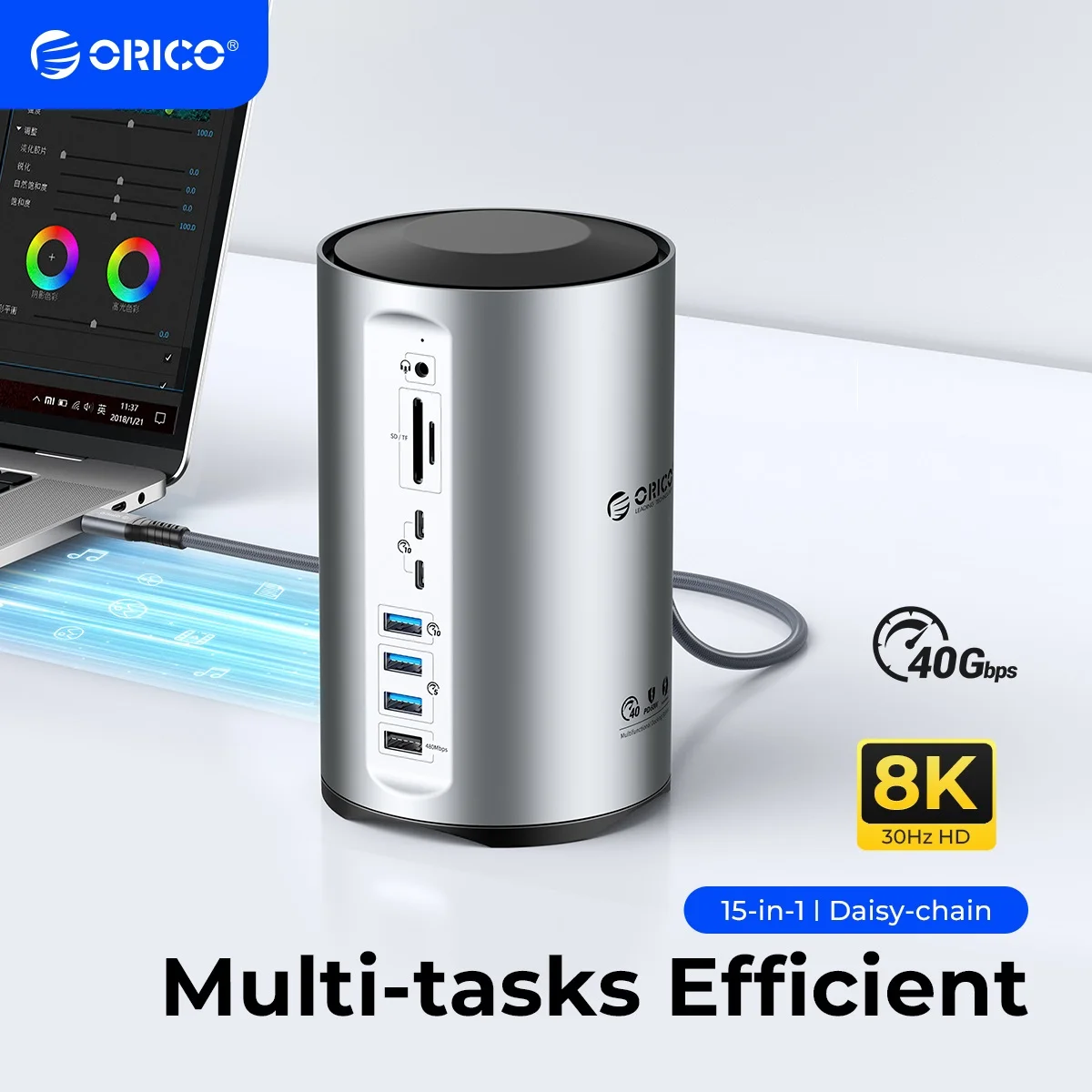 Док-станция ORICO USB4 для MacBook Pro | AliExpress