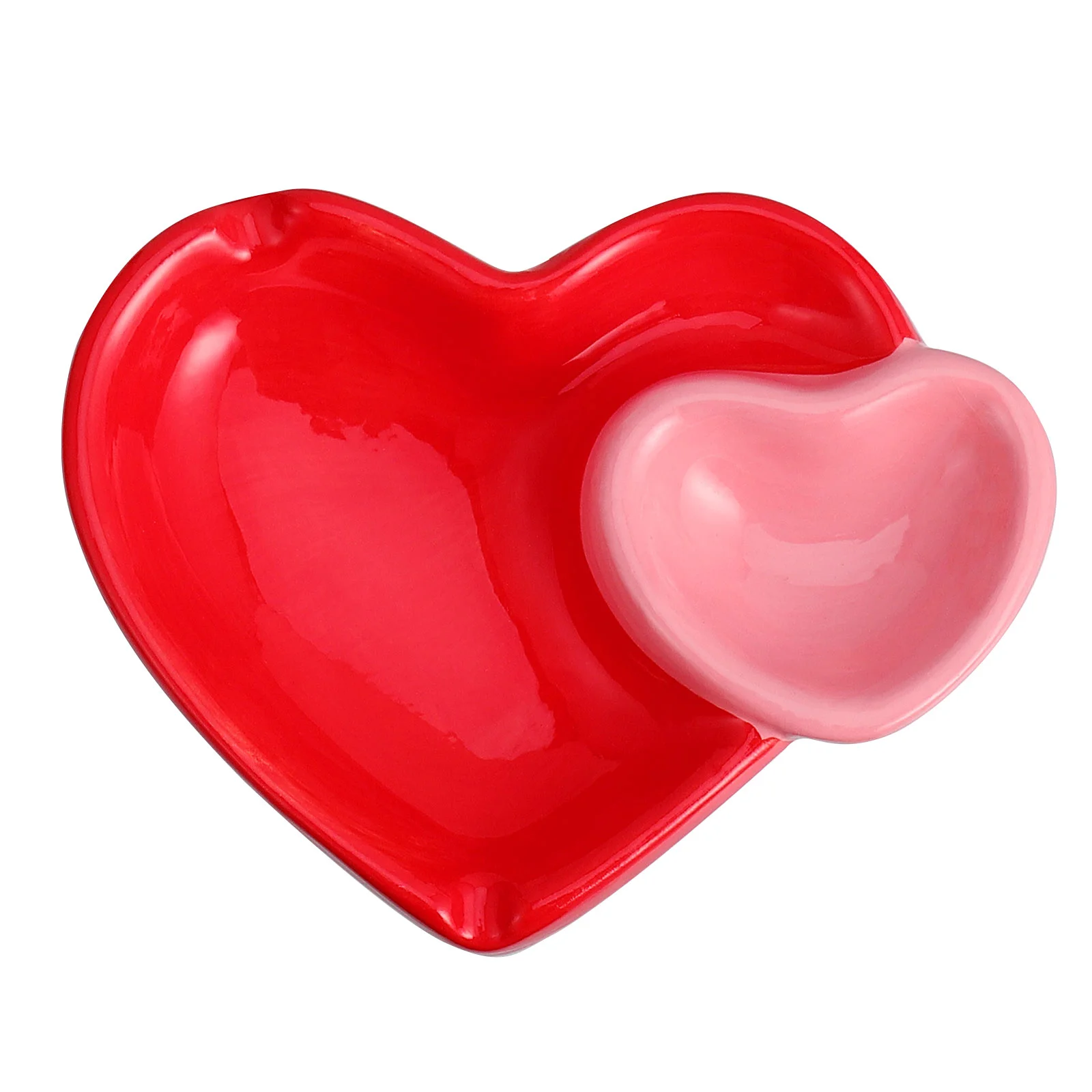 

1pc Lightweight Practical Decorative Heart Shape Ceramic for Home Office Room