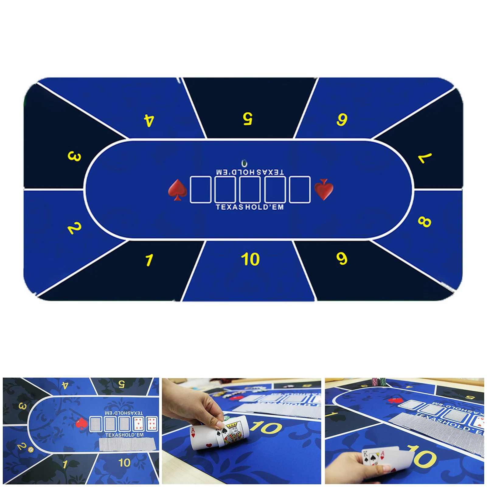 Роскошная замшевая резиновая скатерть 1 2 м для покера Техасского холдема с