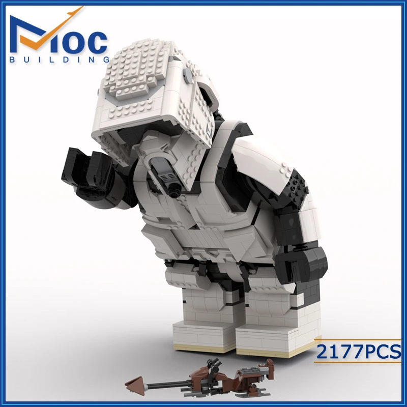 

Конструктор MOC Helmet Коллекционная серия Звездные фильмы космические войны DIY фигурки сборка Модель Кирпичи Статуя Модель для детей Рождество