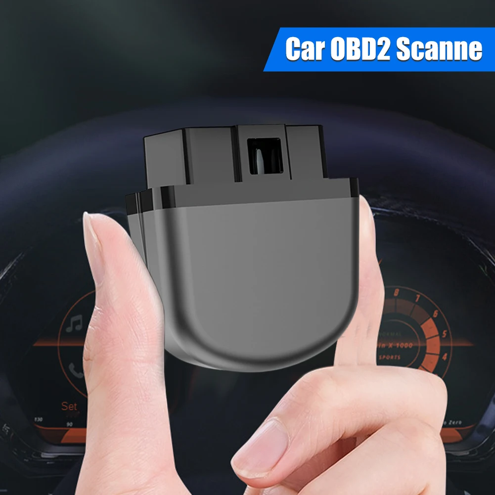 

Портативный Автомобильный сканер OBD2, Bluetooth-Совместимый Беспроводной диагностический инструмент, считыватель кодов Canbus, автомобильный дете...