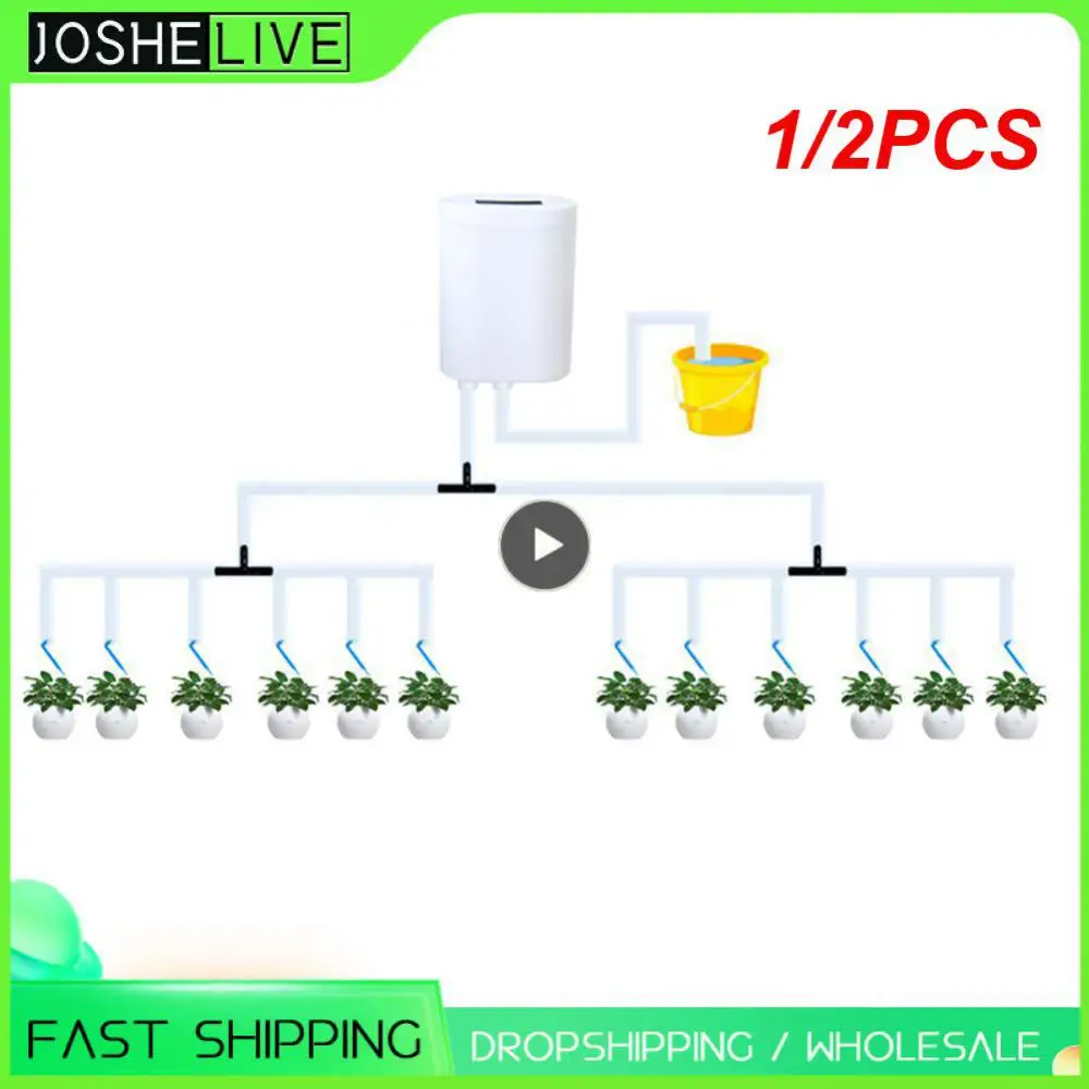 

1/2PCS Pump Automatic Drip Irrigation System Greenhouse Watering Timer Garden Water Pump Controller Potted Plant Watering Device