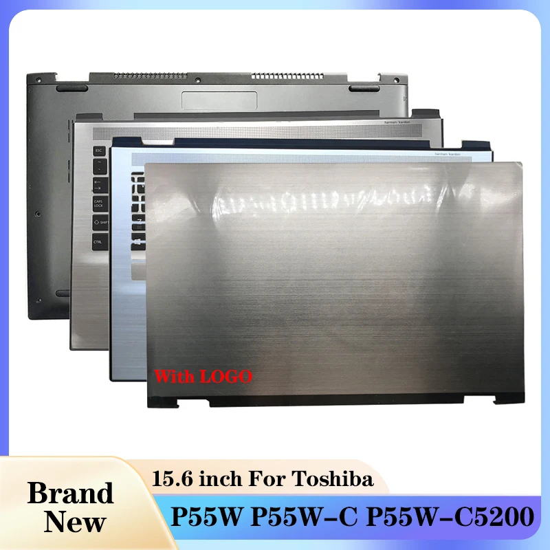 

NEW For Toshiba P55W P55W-C P55W-C5200 LCD Back Cover/Palmrest Upper Case/Bottom Case Computer Case