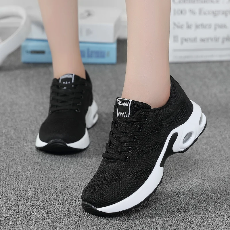 Fashion Women Lightweight Sports Breathable Running Shoes Air Cushion Casual Walking Sneakers Tenis Feminino Zapatos Mujer
