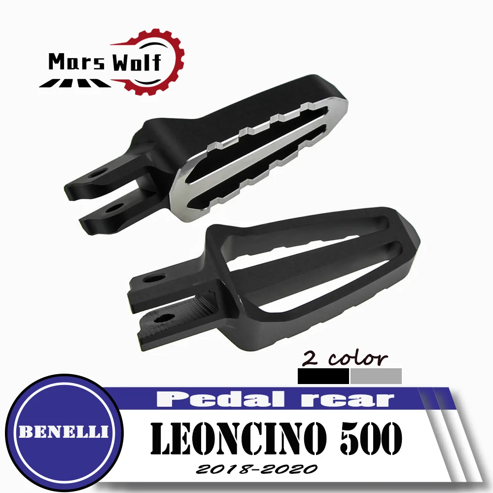 

For BENELLI Leoncino 500 leoncino 500 Motorcycle rear blank foot pedal wide pedal rear pedal rest pedal 2018 2019 2020 18-20