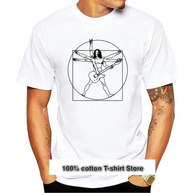 

Camiseta de Vitruvian Zappa para hombre, camiseta divertida de Rock, Top de banda de guitarra eléctrica, Frank Music, novedad