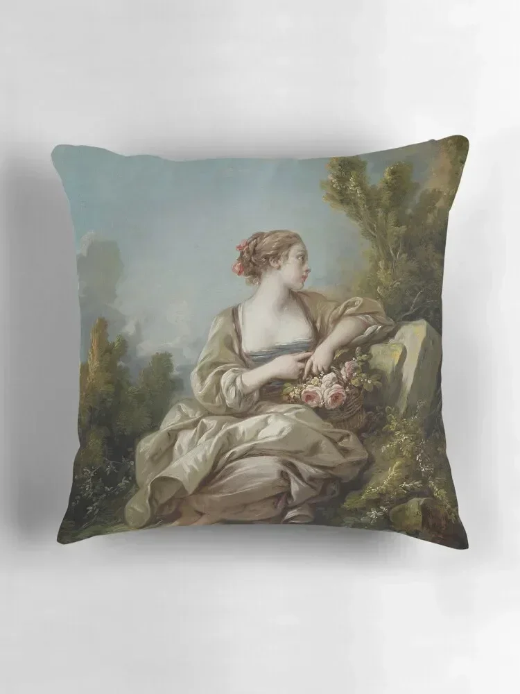 Франсуа Буше &quotМолодой садовник&quot наволочка полиэстер 30x30 см