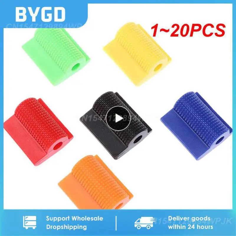 

Резиновая накладка на педаль шестерни мотоцикла, универсальная защита для обуви, гель для ног, для Honda, Kawasaki, Yamaha, 1-20 шт., 9 мм