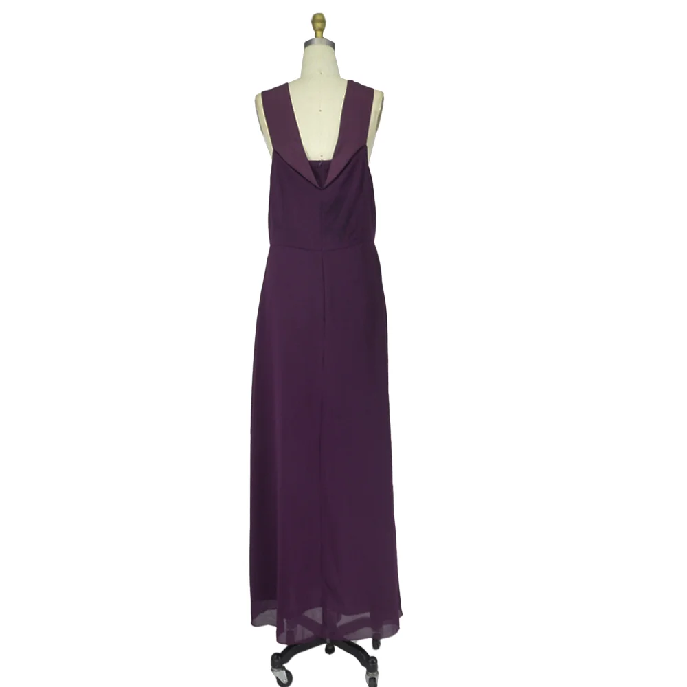Plus Size Women Dresses Wedding Bridesmaid Applique Elegant Halter Dresses Fashion Solid Color Large Size Female Evening Dresses