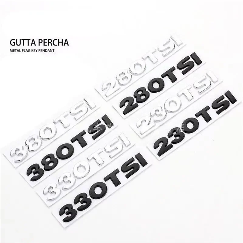 Auto 280TSI 330TSI 380TSI Цифровая автомобильная наклейка для задних и этикеток нового