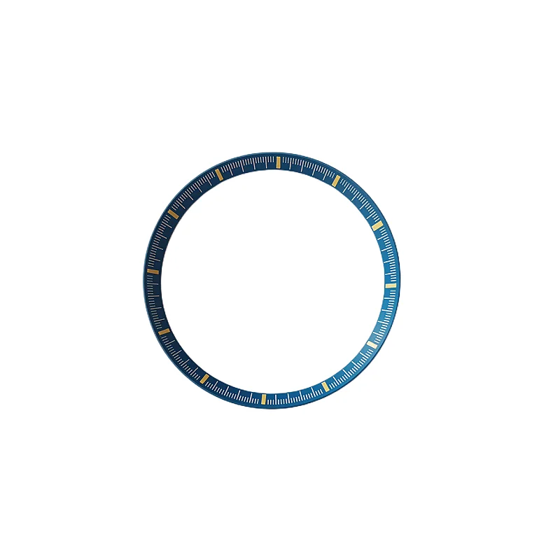 MOD Watch Accessories 30.5mm Black Orange Copper Chapter Ring SKX007 5's Micro Marks For SEIKO SKX SKX007 SKX009 SRPD