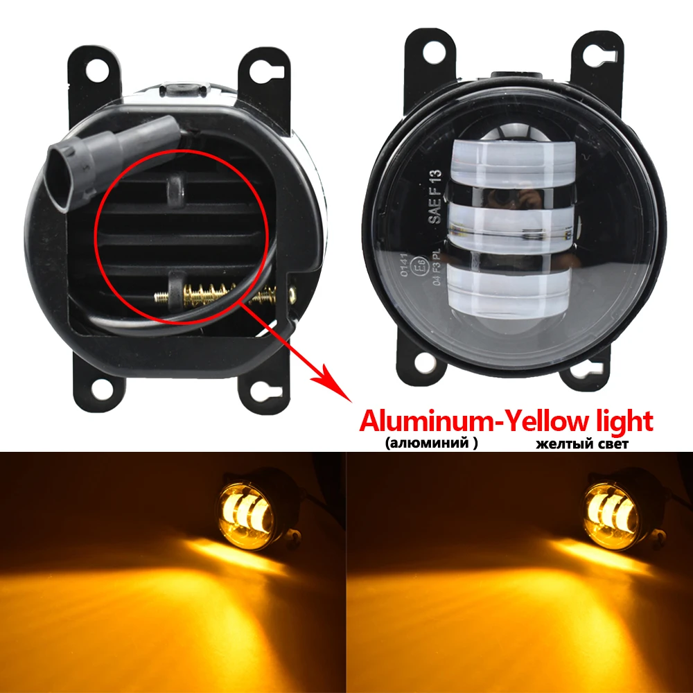 2PCS Автомобильные противотуманные фары LED для Renault Talisman 2016-2018 Duster 2012 2013 2014 2015.