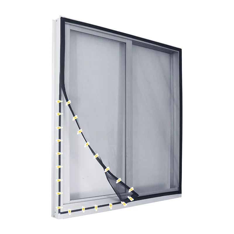 НОВЫЙ черный магнитный экран для окон москитная сетка невидимая