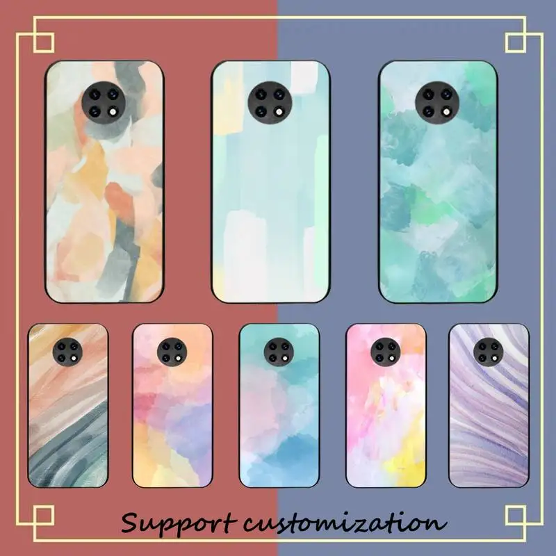 

Абстрактный акварельный чехол для телефона Redmi 8 9 9A для Samsung J5 J6 Note9 для Huawei NOVA3E Mate20lite, чехол