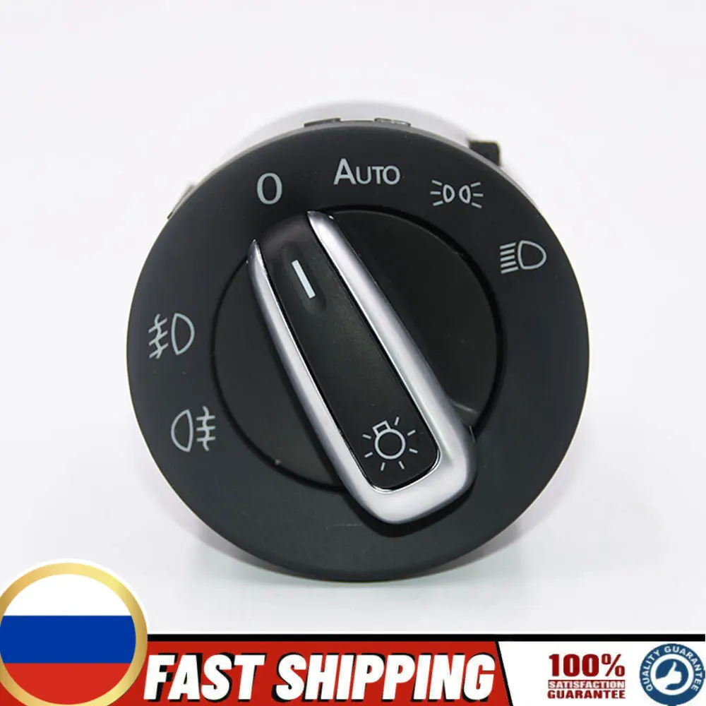 

Auto Euro Headlight & Fog Light Switch Control For VW Passat CC Jetta MK5 Golf 5ND941431B