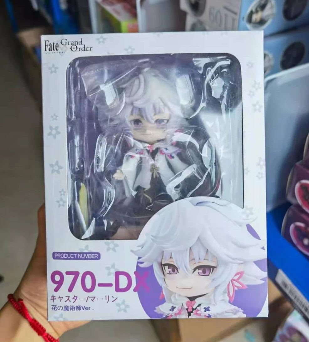 Anime FATE Grand Order GSC Merlin 970-DX Face Change Doll Boxed Decoration 10CM images - 6