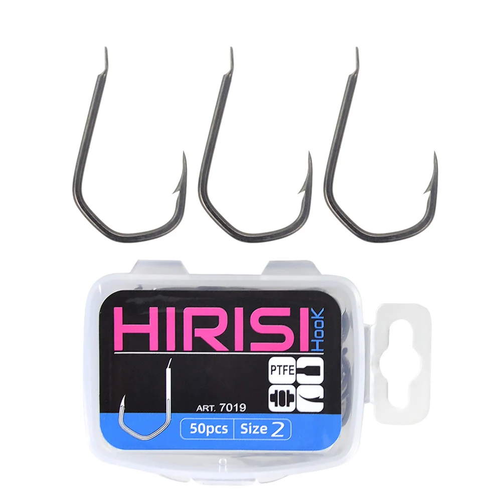 

50pcs Barb Fishing Hooks 2/4/6/8/10/12 Carp Rigs Fishhooks High Carbon Steel Fishhook With Barbs Fishhook Fishing Gears