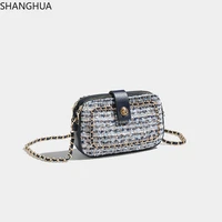 versatile wool shoulder bag design brand womens handbag chain fashion messenger bag 2022 new arrival party bag