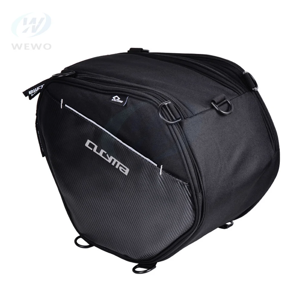 CUCYMA Motorcycle Bag Moto Front Storage Bags 20-35L Motorbike Racing Travel Bags With Shoulder Strap Scooter Tunnel Black Bags