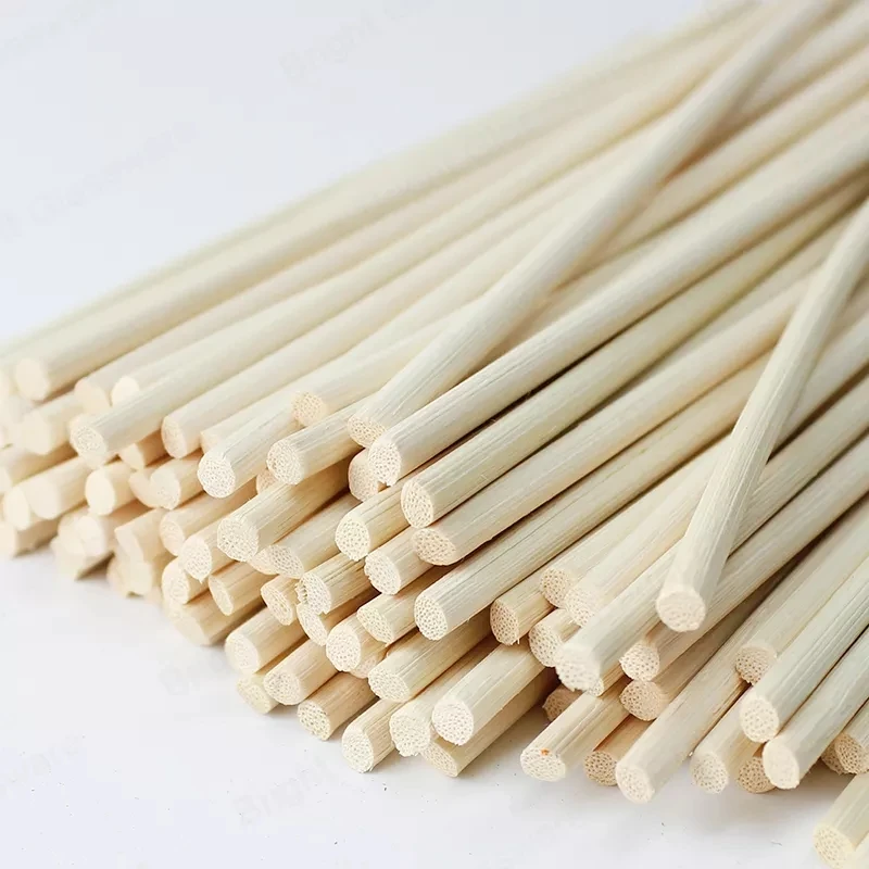 

100PCS Dia 5MM X 20/22/30CM Nature Reed Diffuser Sticks Aroma Replacement Wooden Rattan Sticks for Air Freshener Home Fragrance