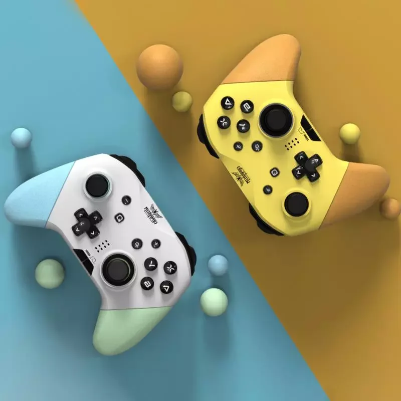 

2021 New Wireless Bluetooth- Gamepad Controller With Wake-up Joystick Six-Axis Turbo NFC Game Controller For