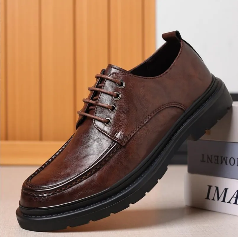 

Men oxfords shoes Footwear Sneakers Shoes Men genuine Leather Casual Lace-up Walking Shoes men outdoor Tooling Shoes man
