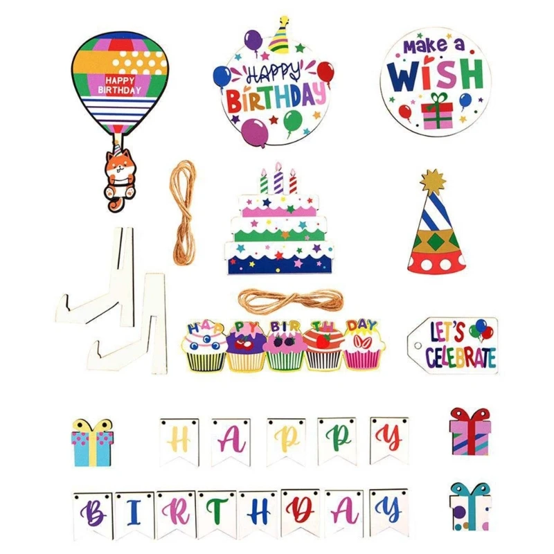 

K1MF Charm Birthday Party Theme Decorations Delightful and Eye-Catching Table Ornaments Home School Office Decoration